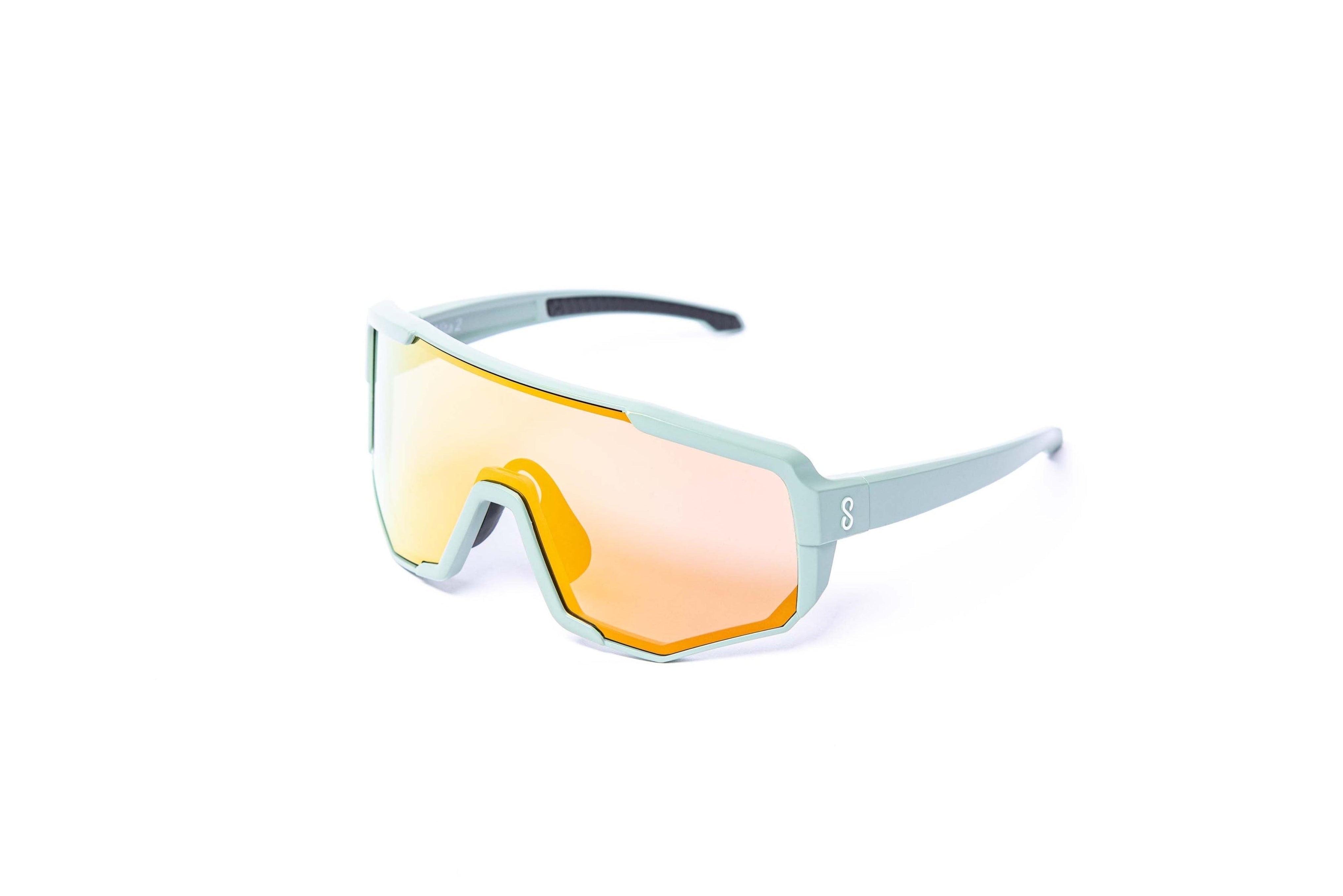 Coast Optics Nita 2 MTB riding glasses in green / blue frame with interchangeable lens, designed for trail and enduro riders.