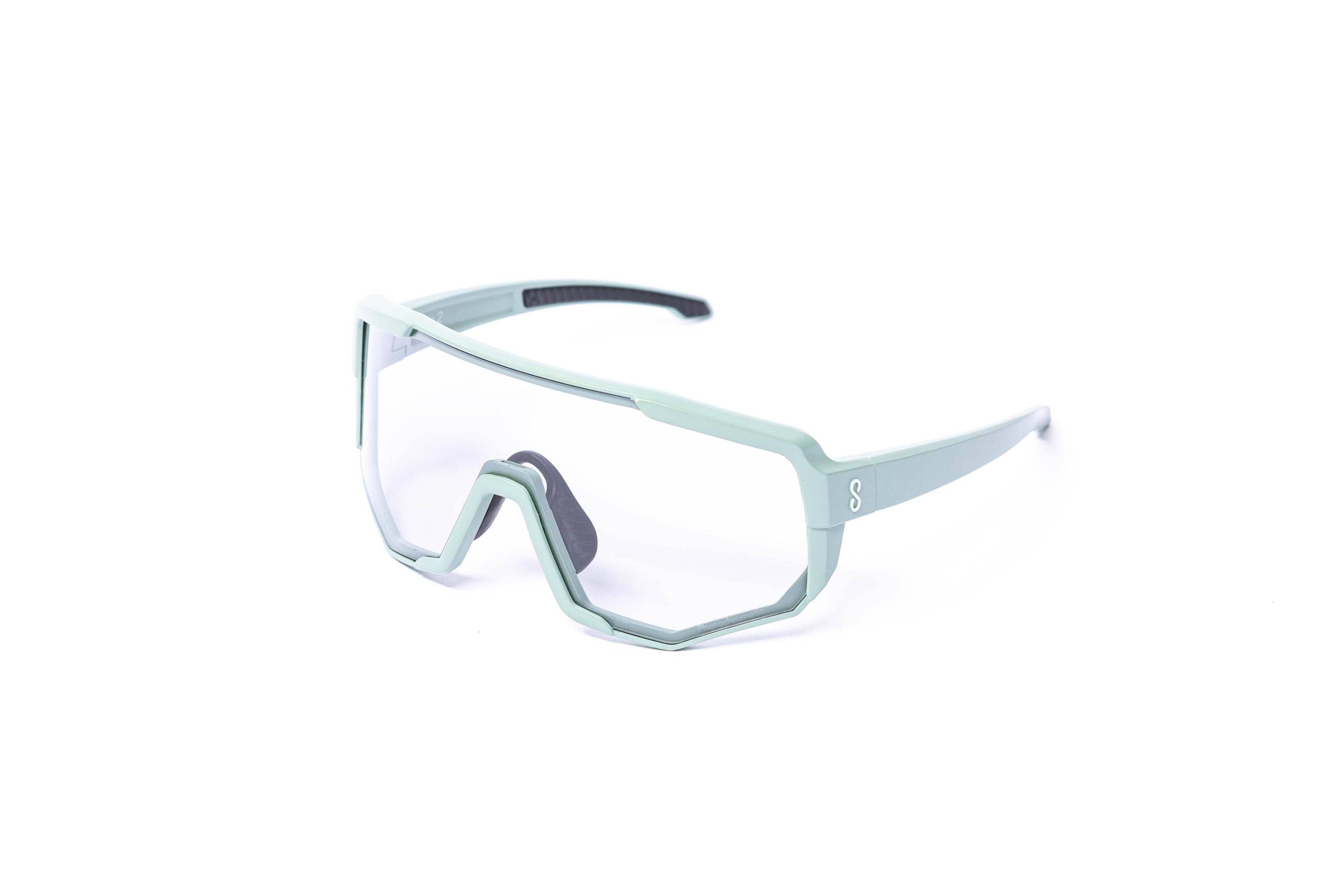 Coast Optics Nita 2 MTB riding glasses in green / blue frame with interchangeable lens, designed for trail and enduro riders.