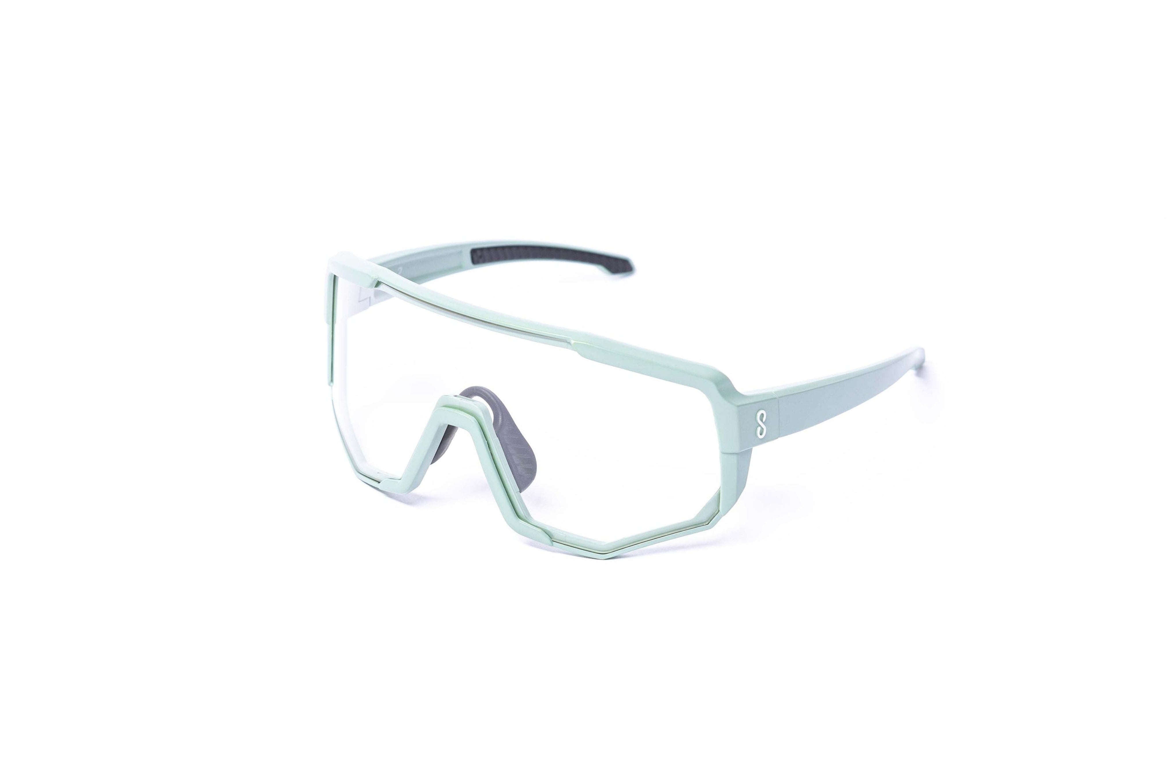Coast Optics Nita 2 MTB riding glasses in green / blue frame with interchangeable lens, designed for trail and enduro riders.