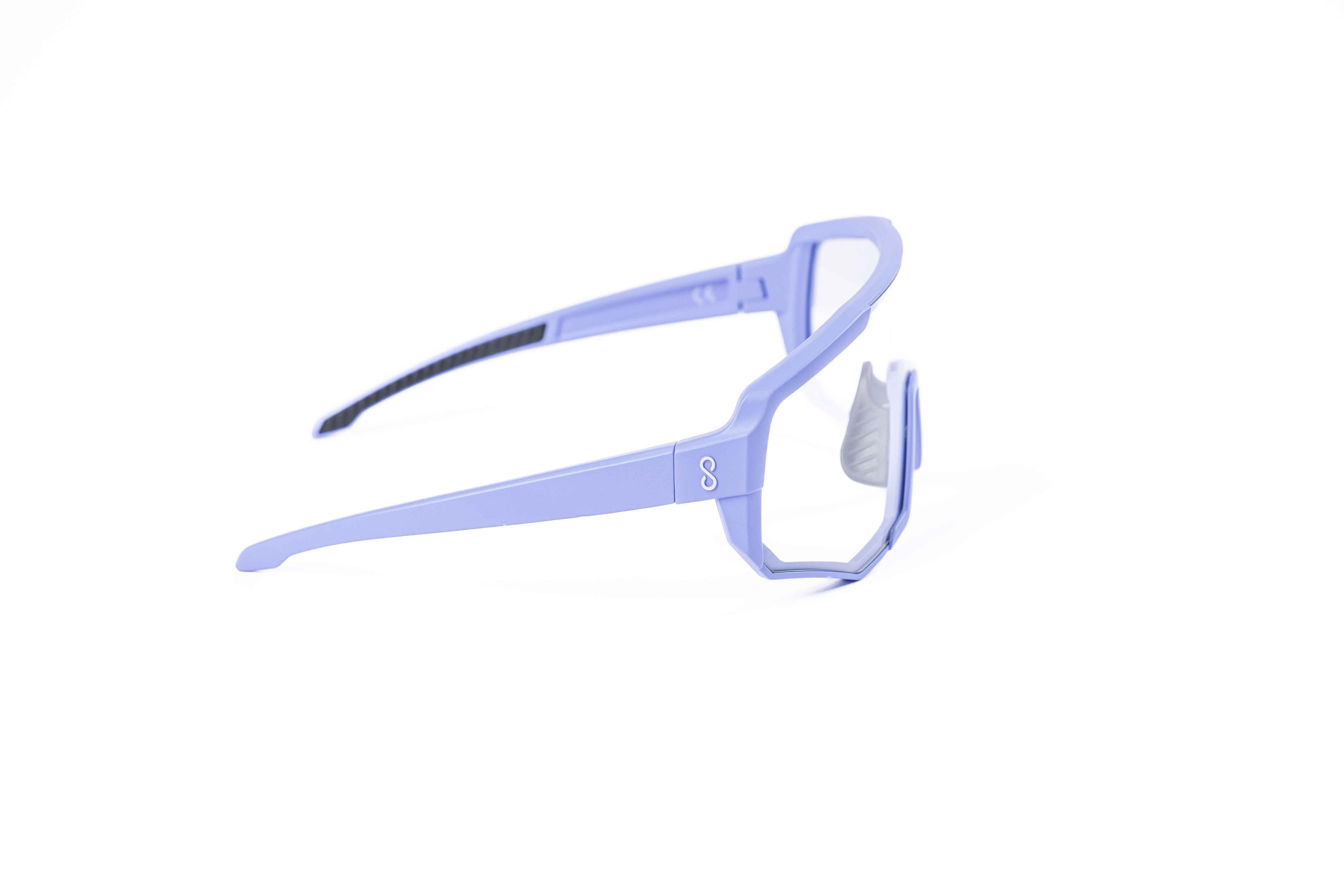 Coast Optics Nita 2 MTB riding glasses in purple frame with interchangeable lens, designed for trail and enduro riders.
