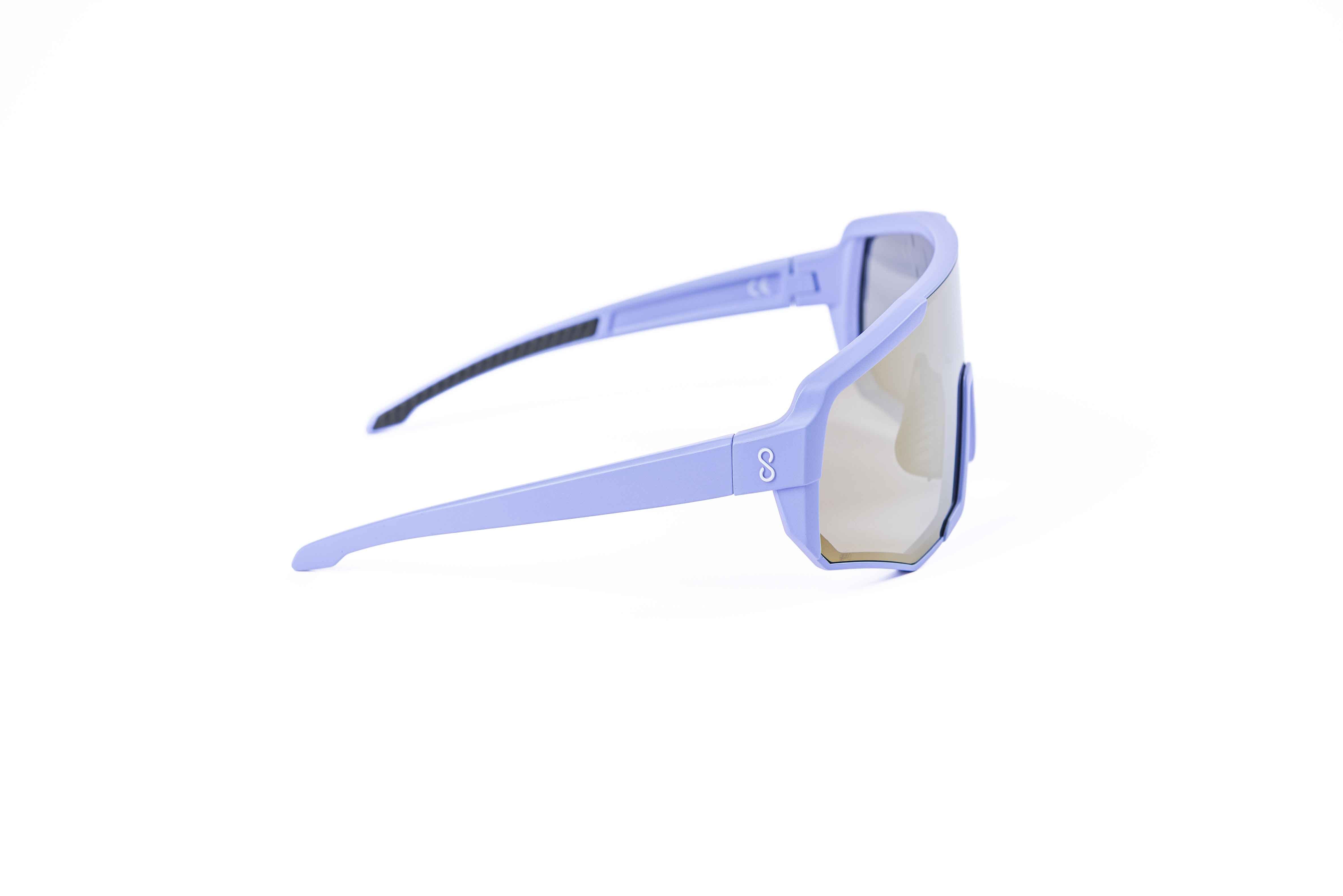 Coast Optics Nita 2 MTB riding glasses in purple frame with interchangeable lens, designed for trail and enduro riders.