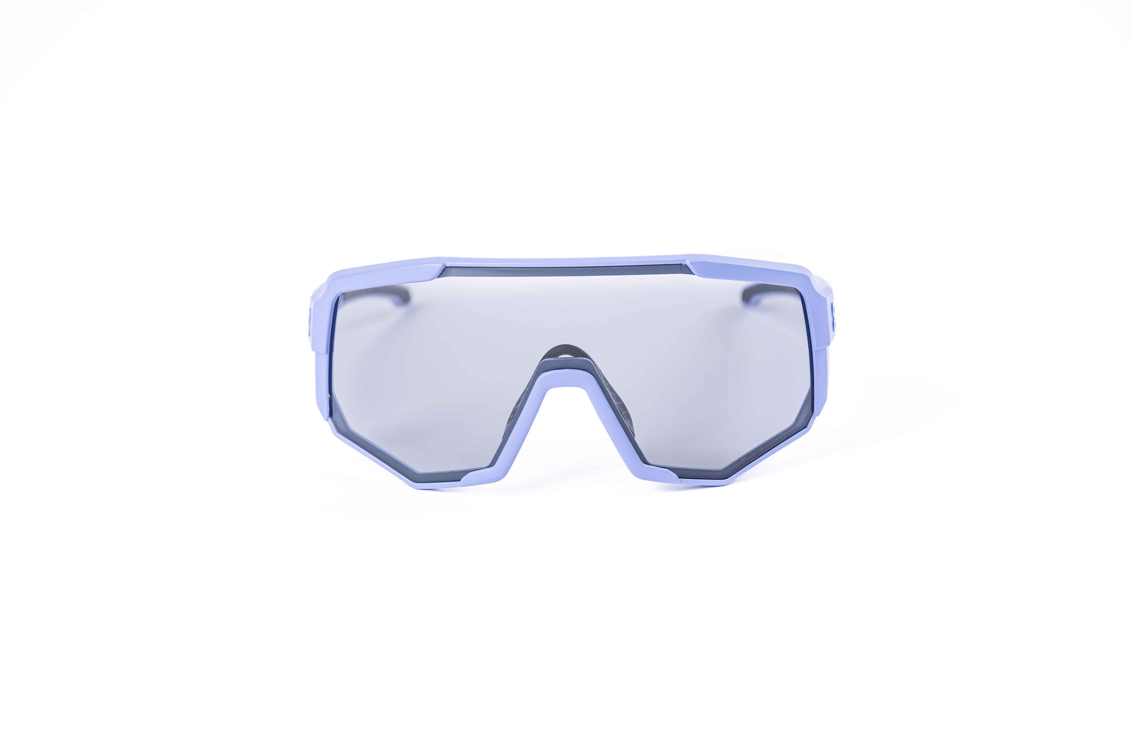 Coast Optics Nita 2 MTB riding glasses in purple frame with interchangeable lens, designed for trail and enduro riders.