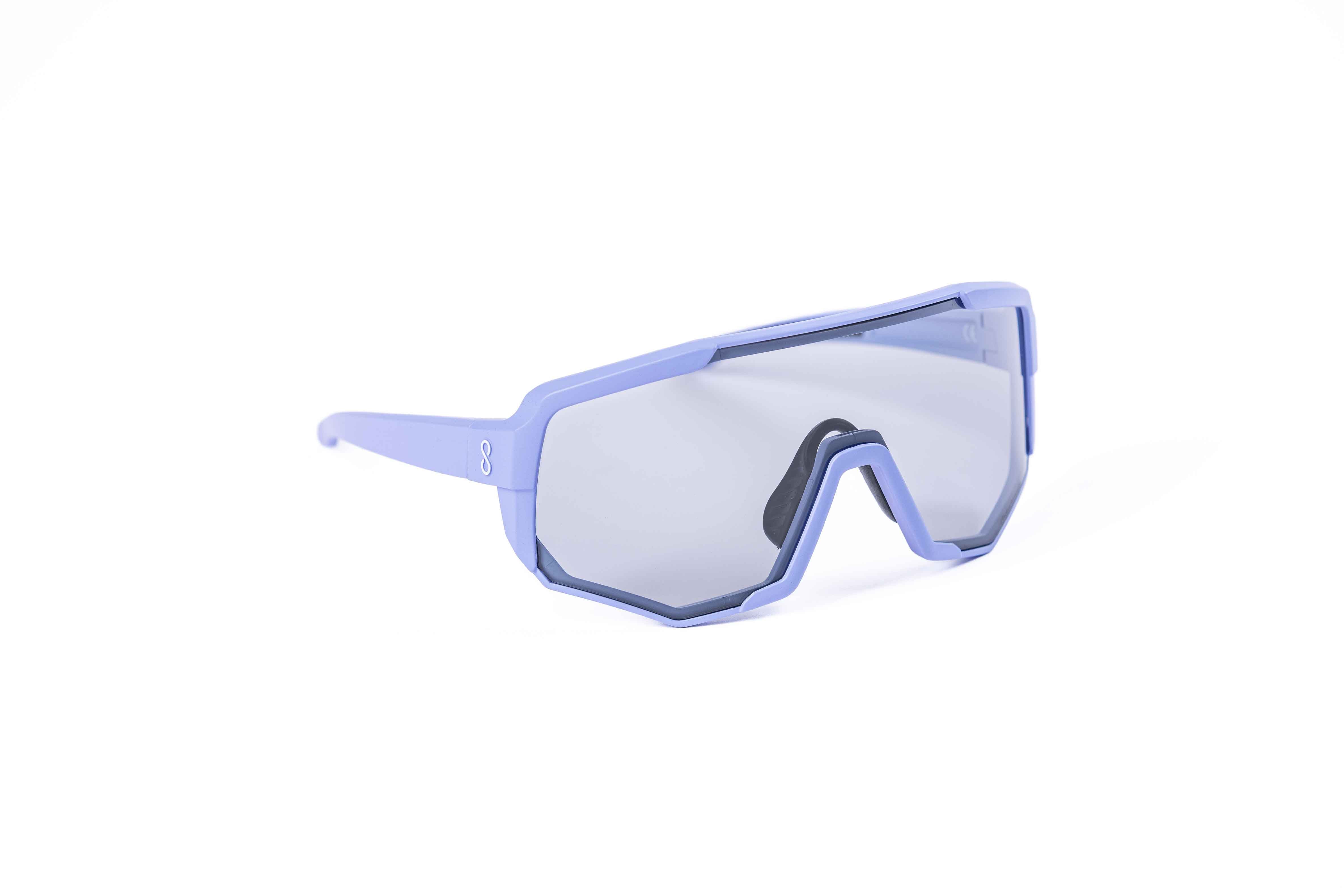 Coast Optics Nita 2 MTB riding glasses in purple frame with interchangeable lens, designed for trail and enduro riders.